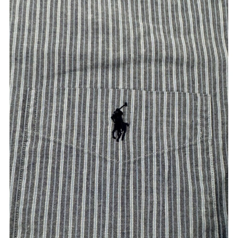 Polo Ralph Lauren Moore Striped Button Down Shirt Blue Preppy Classic Mens XL
